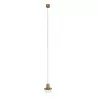 MAXlight Signature P0530/1/2 LED hanging lamps brass, metal + glass