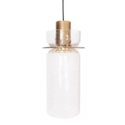 MAXlight Signature P0530/1/2 LED hanging lamps brass, metal + glass