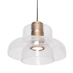 MAXlight Signature P0530/1/2 LED hanging lamps brass, metal + glass