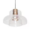 MAXlight Signature P0530/1/2 LED hanging lamps brass, metal + glass