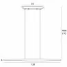 MAXLIGHT Woody P0598 hanging lamp wood LED 3000K dark forest
