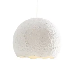 MAXlight Nest P0539 small white ball hanging lamp, E27 bulb