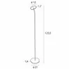 MAXLIGHT Ibiza F0060 metal floor lamp painted black