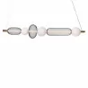 MAXLIGHT Bora C P0593 LED hanging lamp 3000K black + gold