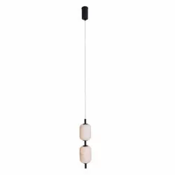 MAXLIGHT Elena P0537D LED hanging lamp, black and white balls