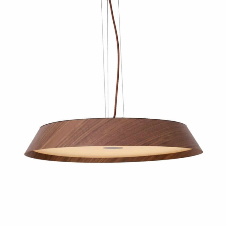 MAXlight Tamago P0550/1 lampa wisząca LED okrągła średnica 52cm brązowa