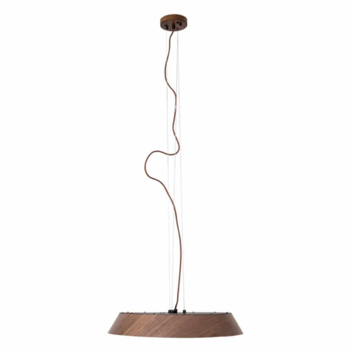 MAXlight Tamago P0550/1 lampa wisząca LED okrągła średnica 52cm brązowa