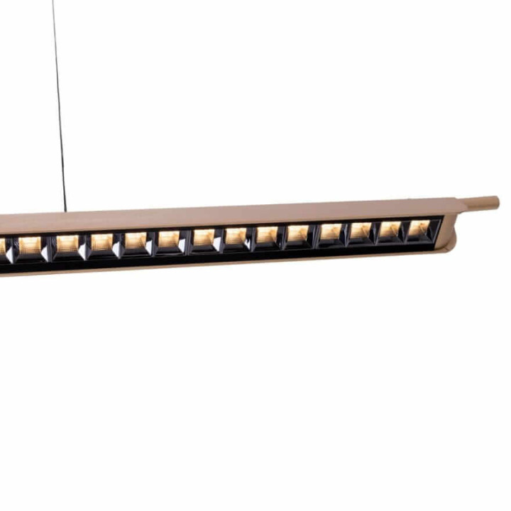 MAXLIGHT Jo-Jo P0596/7 lampa wisząca LED 40W metal czarny+ złoty/szary