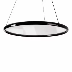 MAXLIGHT Qled P0557 black ring hanging lamp 80cm LED 40W 3000K