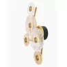 MAXlight Allure W0354/7 LED wall lamp, gold metal/glass, 3-year warranty