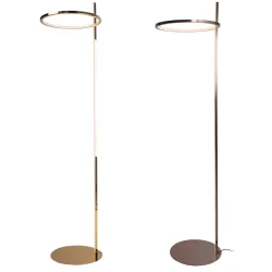 Maxlight Lozanna F0050, F0061 floor lamp gold, brown LED 3000K