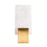 MAXlight Vetro W0360, W0289 wall lamp stainless steel, glass gold IP20
