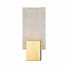MAXlight Vetro W0360, W0289 wall lamp stainless steel, glass gold IP20
