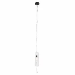 MAXLIGHT Mauri P0588/9/90 lampa wisząca E14 czarna, metal i szkło