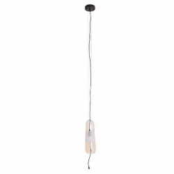 MAXLIGHT Mauri P0588/9/90 lampa wisząca E14 czarna, metal i szkło
