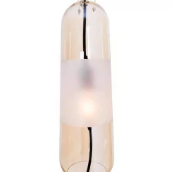 MAXLIGHT Mauri P0588/9/90 lampa wisząca E14 czarna, metal i szkło