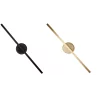 MAXlight Merano W0347/8 elegant LED wall lamp 3000K black gold