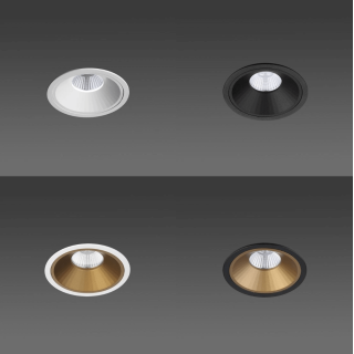 BPM KLIMT FIX 20135 recessed luminaire with a white, black LED frame