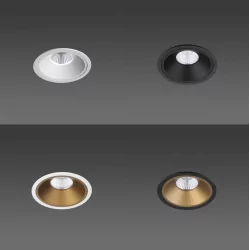 BPM KLIMT FIX 20135 recessed luminaire with a white, black LED frame