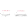 MAXLIGHT Queen C0239/40 plafon LED 3000K złoto szczotkowane 2 rozmiary