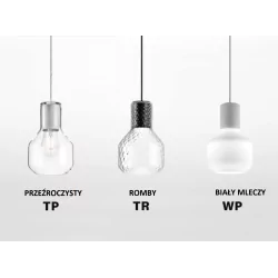 AQFORM MODERN GLASS Barrel LED 230V zwieszany