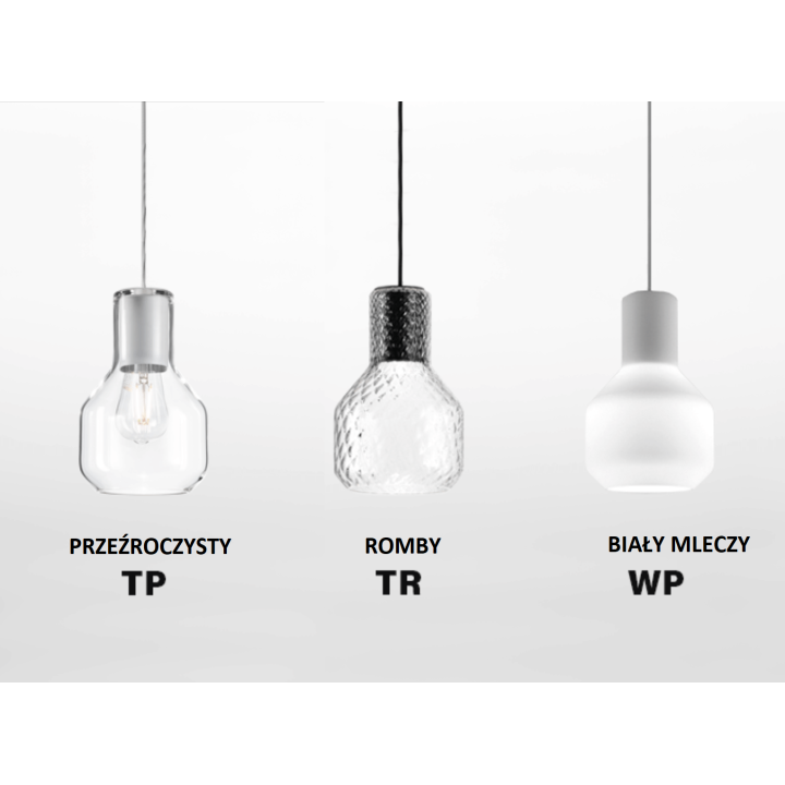 AQFORM MODERN GLASS Barrel LED 230V zwieszany