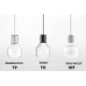 AQFORM MODERN GLASS Barrel GU10 zwieszany 50472 szklana lampa