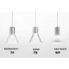 AQFORM MODERN GLASS Flared GU10 suspended 50471, 50530