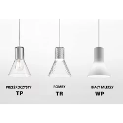 AQFORM MODERN GLASS Flared LED 230V zwieszany 59850, 59841/4/5