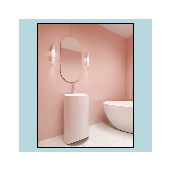 AQFORM MODERN GLASS Tube LED 230V hermetic kinkiet 6W IP43