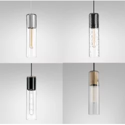 AQFORM MODERN GLASS Tube E27 suspended 50473, 50532