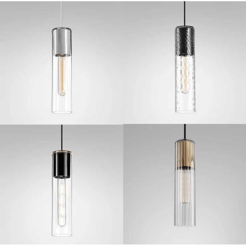 AQFORM MODERN GLASS Tube E27 suspended 50473, 50532