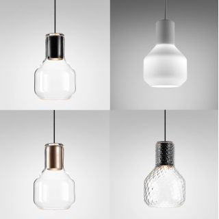 AQFORM MODERN GLASS Barrel gu10 suspended 50472 rhomby, milky