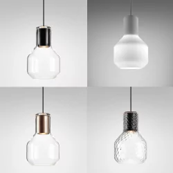 AQFORM MODERN GLASS Barrel GU10 zwieszany 50472 szklana lampa