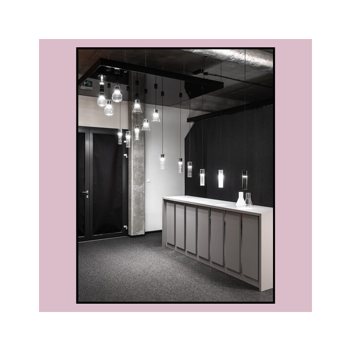 AQFORM MODERN GLASS Tube LED zwieszany 59840/3/7/9 lampa tuba wisząca