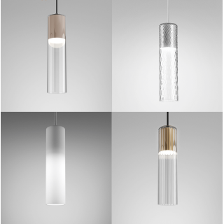 AQFORM MODERN GLASS Tube LED zwieszany 59840/3/7/9 lampa tuba wisząca