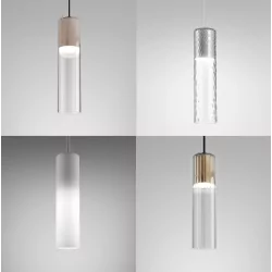AQFORM MODERN GLASS Tube LED zwieszany 59840/3/7/9 lampa tuba wisząca