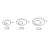 BPM ALBERTA S-LIGHT surface-mounted LED lamp, 4 colors, 3 sizes