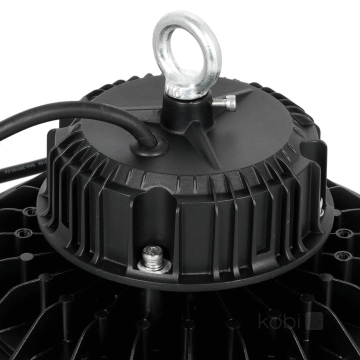 Oprawa przemysłowa KOBI LED RIO PRO moc 100W, 200W 4000K czarna