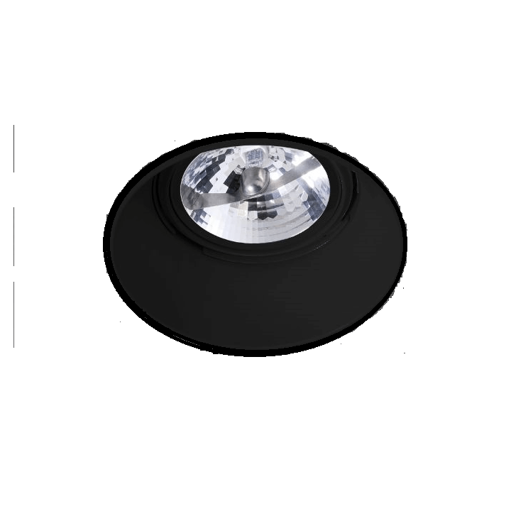 BPM KONI black, white frame 3161.03 12V, 230V AR111, ES111, CDMR111