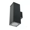 Kobi QUERK 4 double-sided outdoor wall lamp IP54 2x GU10, black