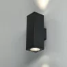 Kobi QUERK 4 double-sided outdoor wall lamp IP54 2x GU10, black