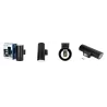 Kobi QUERK 5 kinkiet dwustronny IP54, czarny, GU10  aluminium, szkło