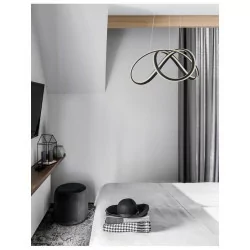 LUCES HANGA LE41648 lampa wisząca LED 60W czarna