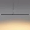ELKIM SLIMA/Z 122 oblong LED hanging lamp 61-203cm white, black