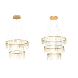 LUCES HUARAZ LE44453/4 elegant large hanging lamp 2 sizes 3000K