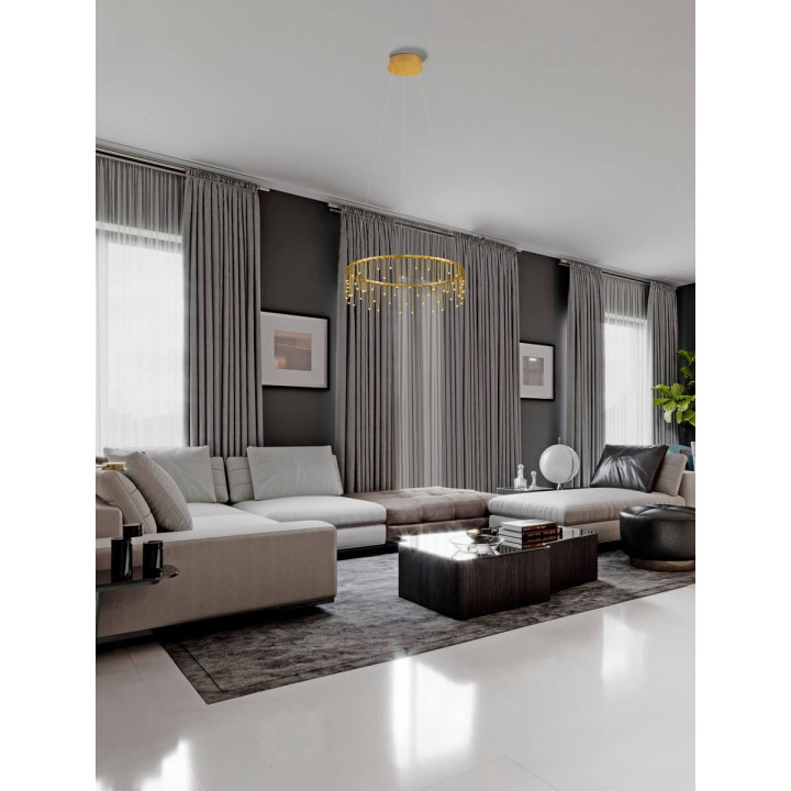 LUCES HUARAZ LE44455/6 LED lamp gold, diameter 65/80cm 3000K IP20