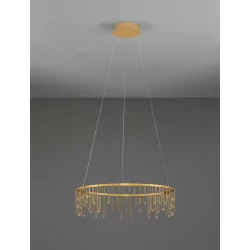 LUCES HUARAZ LE44455/6 lampa LED złota, średnica 65/80cm 3000K IP20