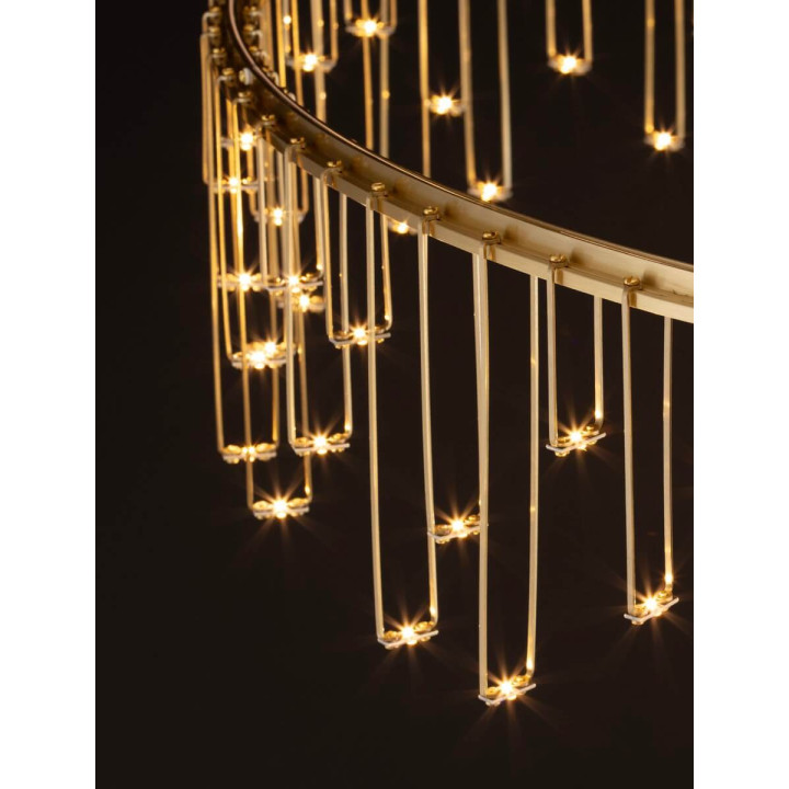 LUCES HUARAZ LE44457 LED lamp gold, diameter 100cm 3000K metal IP20