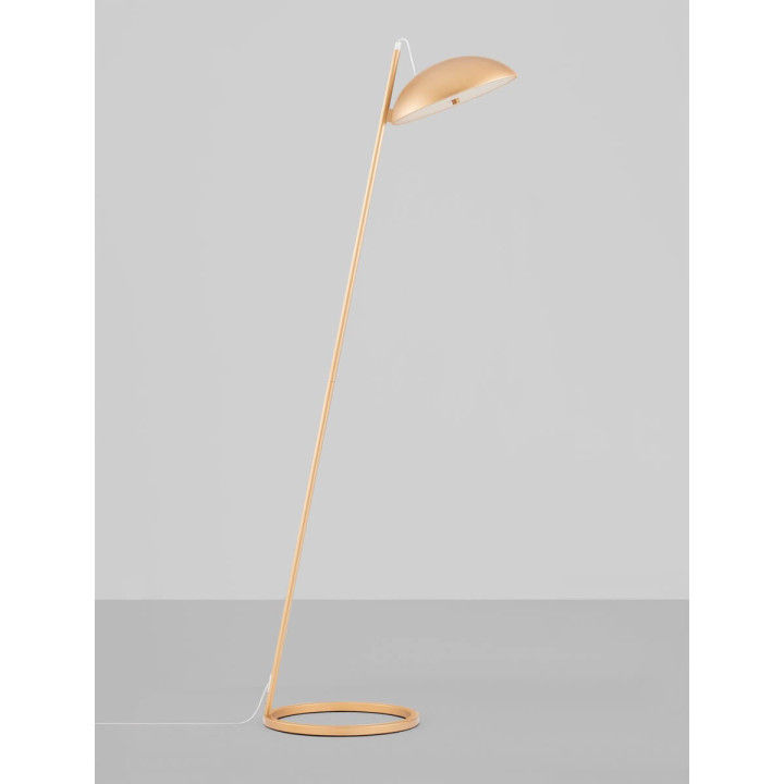 LUCES VIBORAL LE44526/7 lampa podłogowa LED 30W czarna, złota 3000K